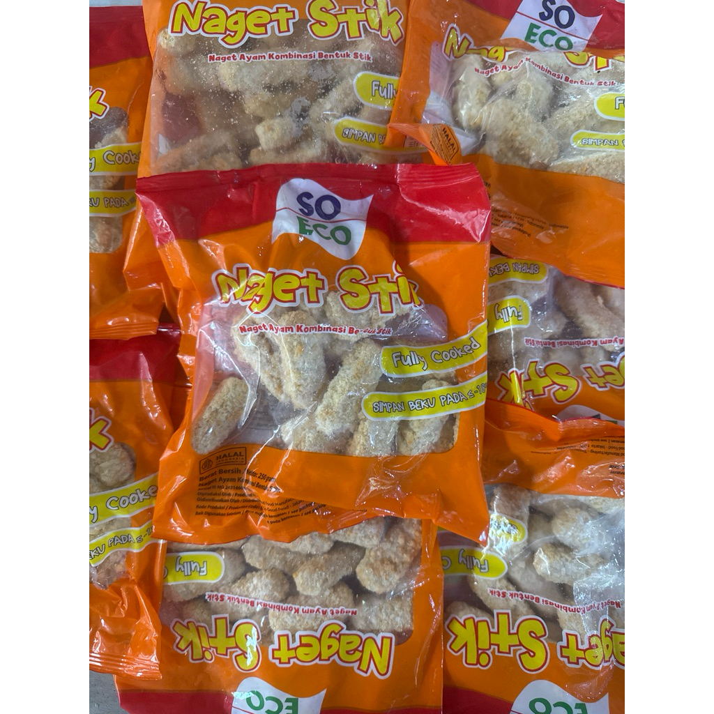 

SP ECO NUGET STICK 250 gram / NAGET AYAM SO ECO SO GOOD