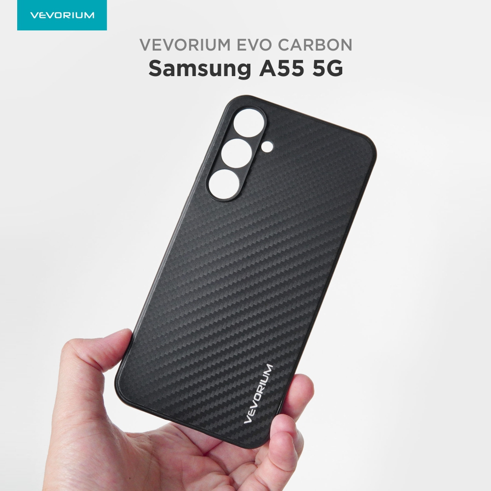 VEVORIUM EVO CARBON Samsung A55 5G Soft Case