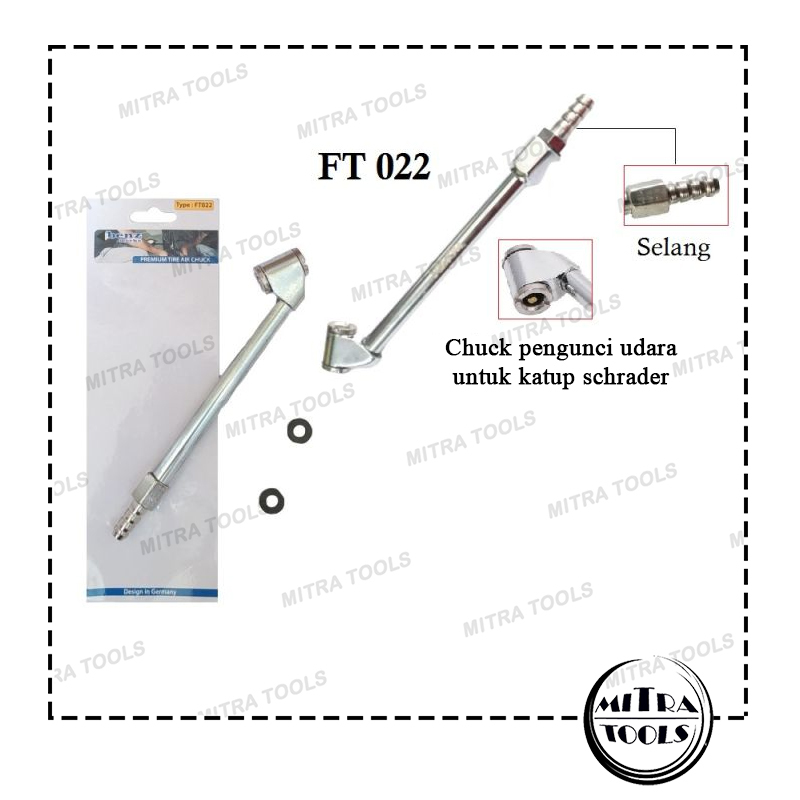 BENZ FT022 Tire Chuck Coupler / Alat Pengisi Angin Ban Air Chuck Coupler FT 22