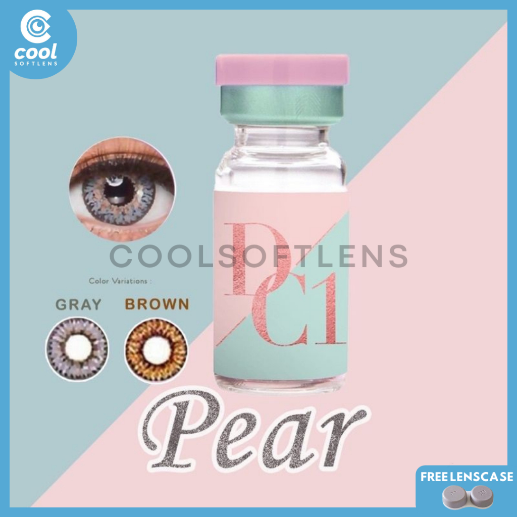 Softlens DREAMCOLOR PEAR 14,5 MM Normal & Minus (-0,50 S/D -4,00) By Dream Color 1 / Soflen Pear Dre