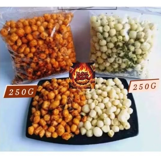 

Paket Duo Cimol Pedas/Original 250g Pedas Gurih/Original Renyah Aroma Daun Jeruk