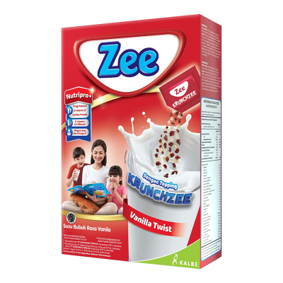 

Zee Nutripro Susu Bubuk Rasa Vanila Twist dengan Krunchzee 340 g