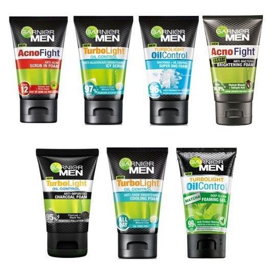 GARNIER MEN FACIAL WASH 50ML - SABUN CUCI MUKA PRIA