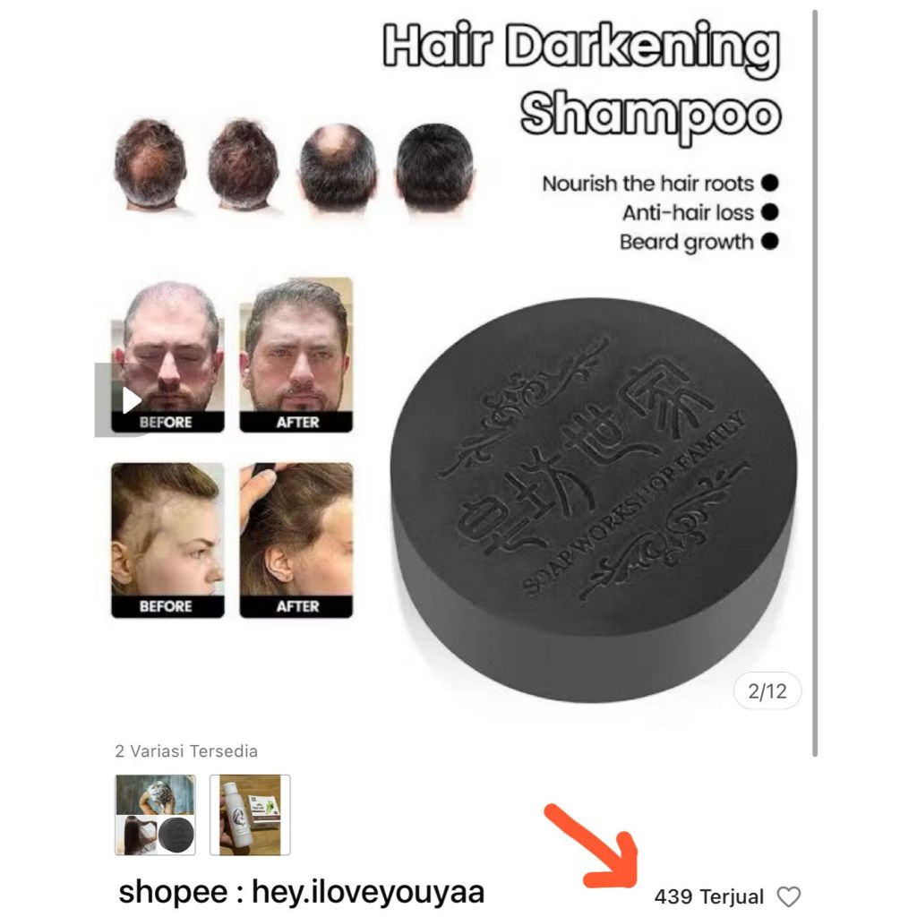 shampo organik melebatkan rambut , mengatasi uban - ketombe - kerontokan