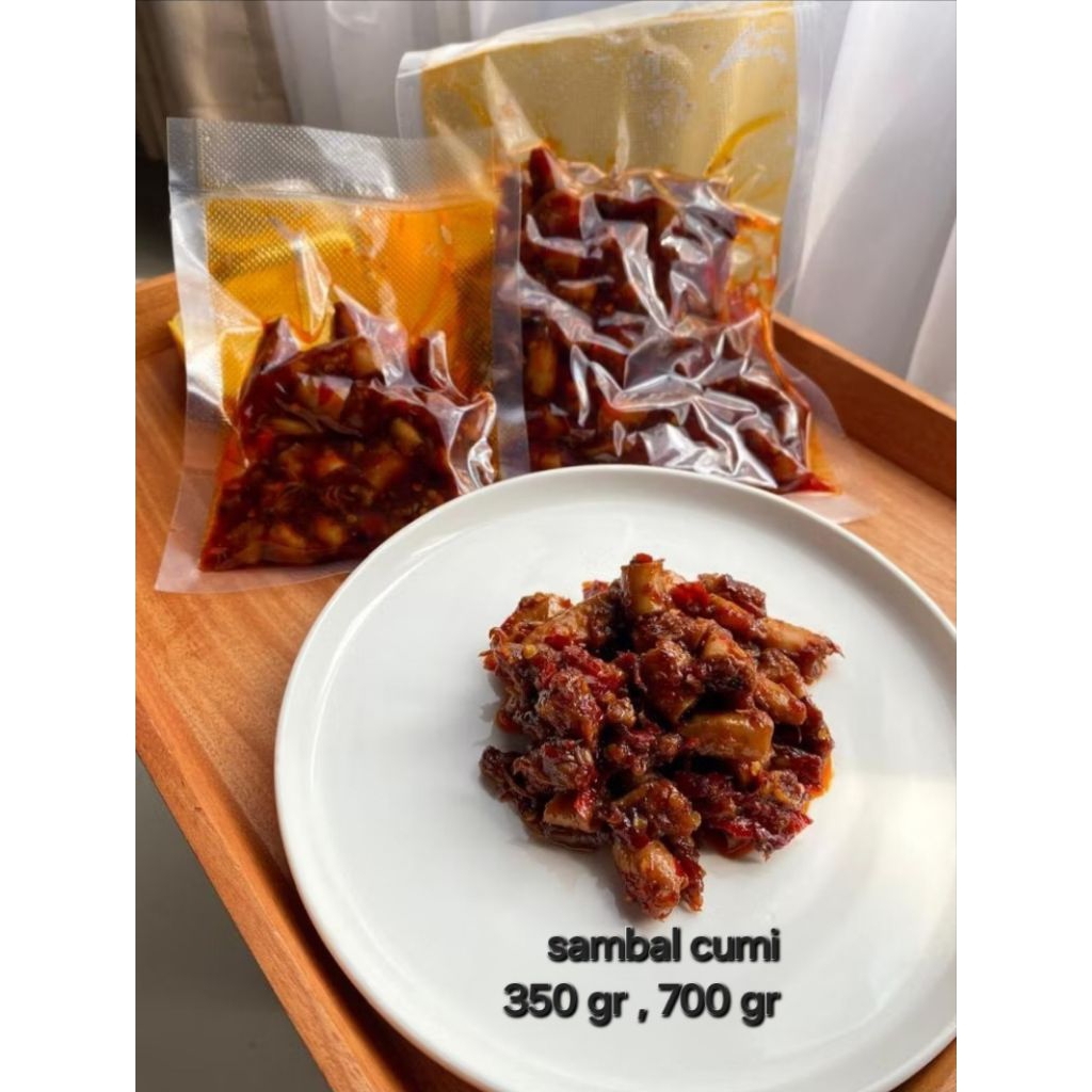 

SAMBAL BABY CUMI SEREH 150 , 350 GRAM PEDAS MANIS HARUM SEDAP LEZAT SIAP SAJI