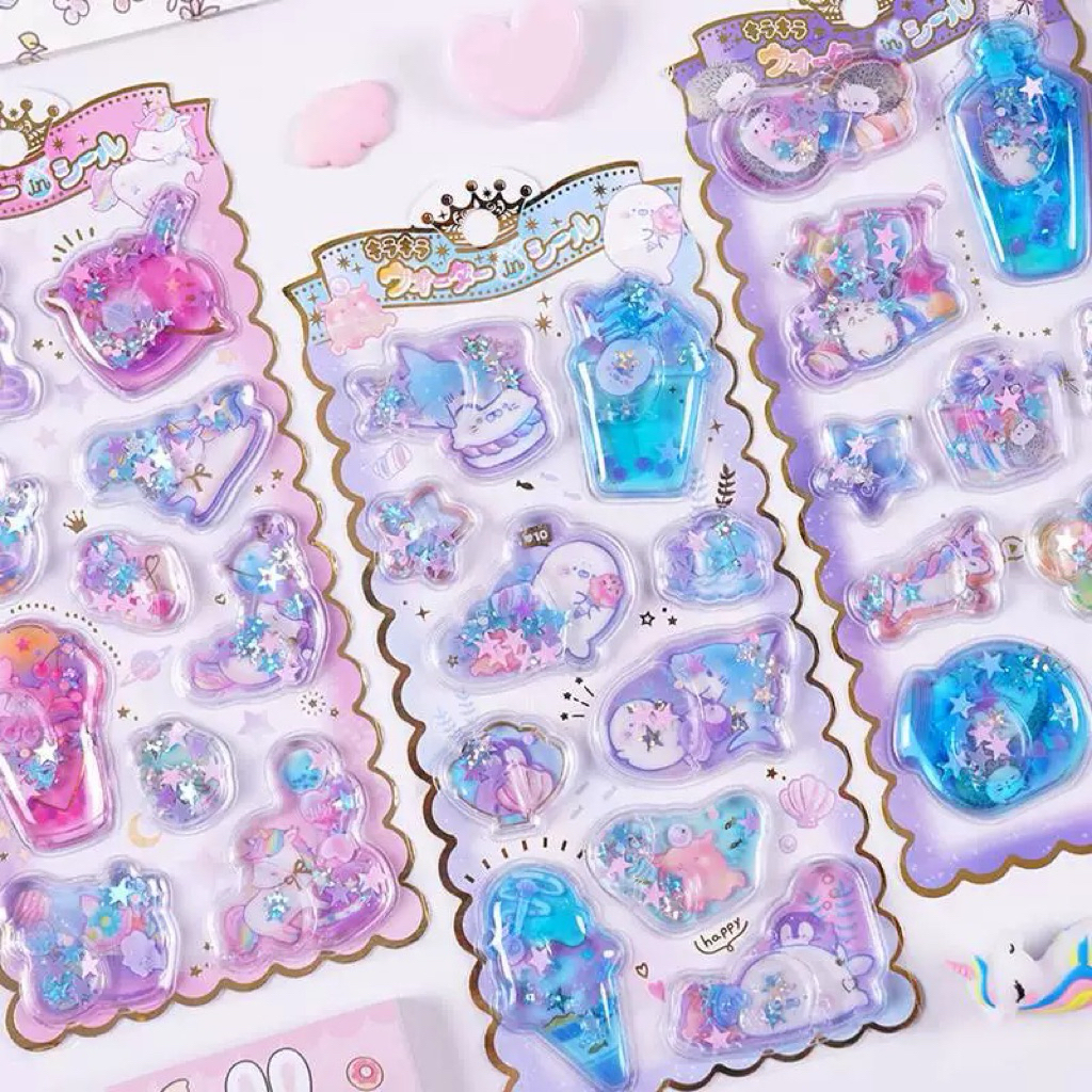 

Stiker Timbul Premium Water Sticker Karakter