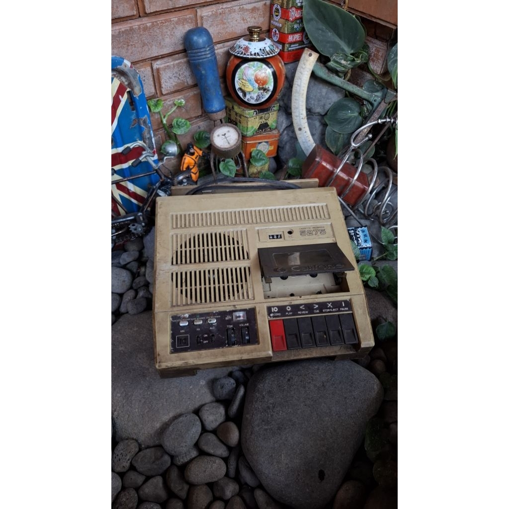 Califone cassette recorder pemutar kaset pita jadul lawas antik kuno lawas 225rb cuman hidup kemrese