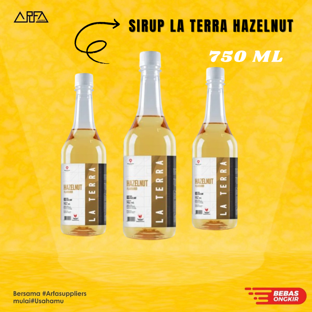 

Sirup La Terra Hazelnut 750 ml