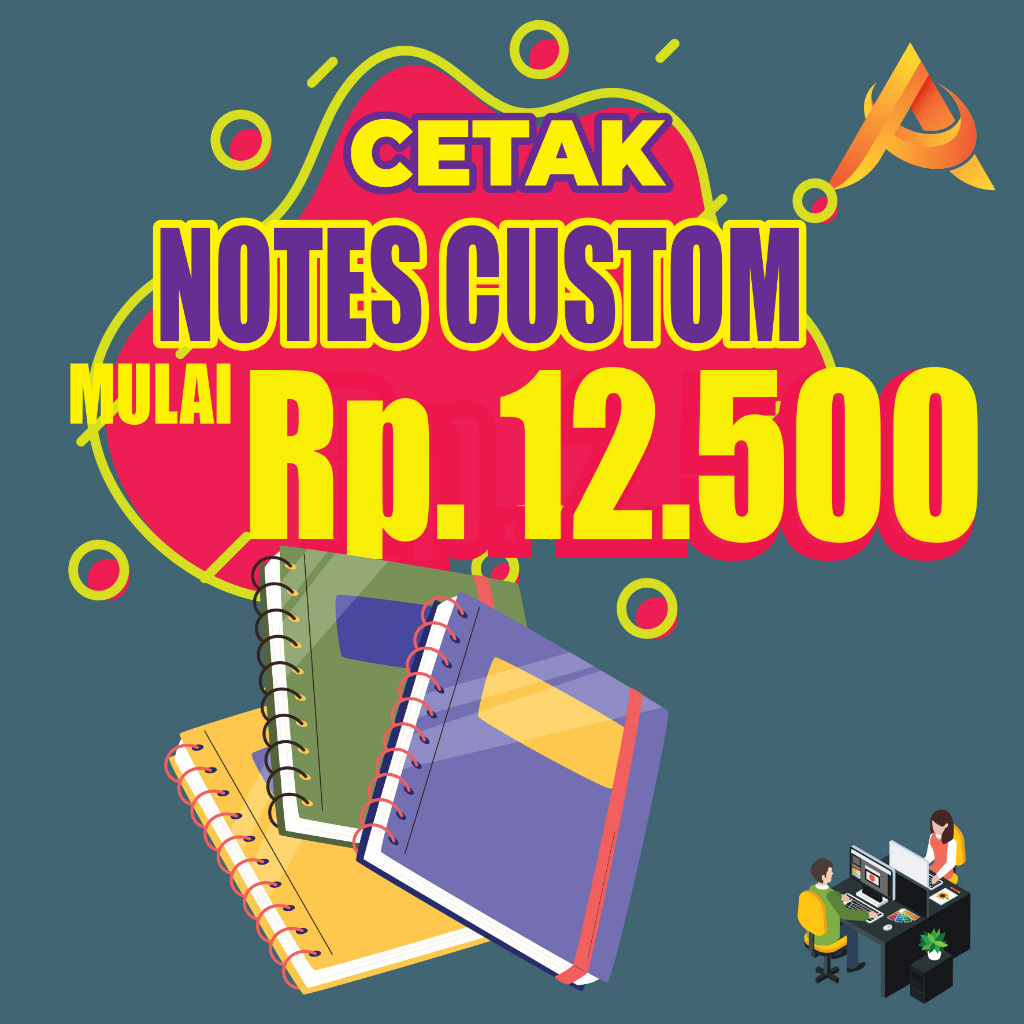 

Buku notebook custom ukuran A5/notes custom