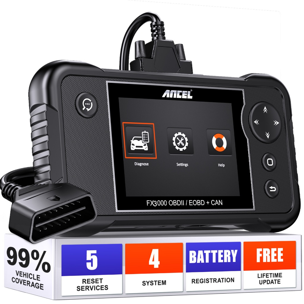 Ancel FX3000 Elite OBD2 Scanner Alat Diagnostik Kode Kesalahan Mobil JOBD / OBDII / EOBD Code Reader