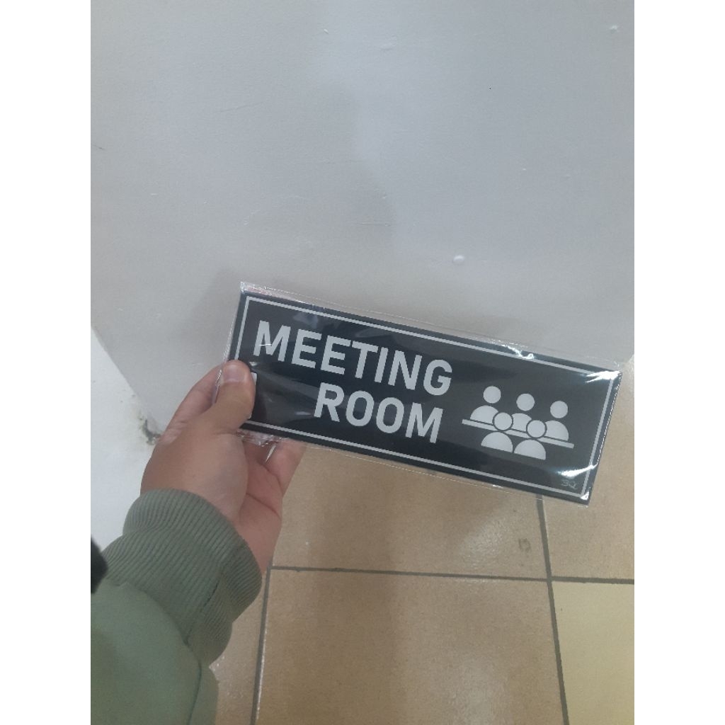 

Label Tulisan/Arklilik/Papan/Tulisan Meeting Room