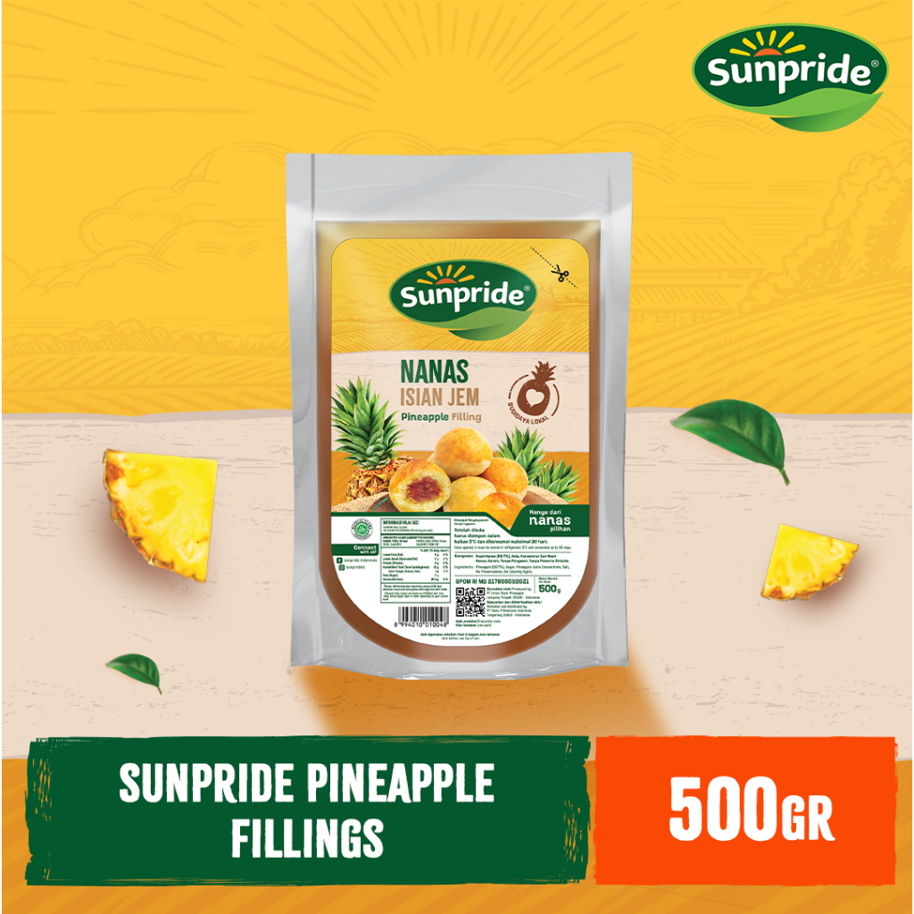 

Sunpride Pineapple Filling 500 gr - Nanas Isian Jem
