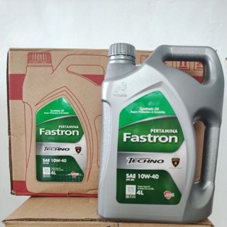 (NEW) Oli Fastron Pertamina Techno 4 liter 1 dus (6galon)