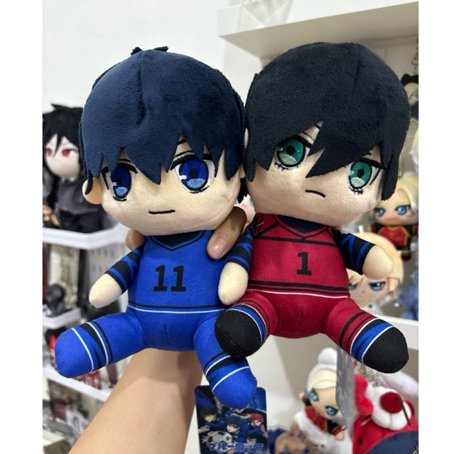 blue lock sitting plush isagi rin