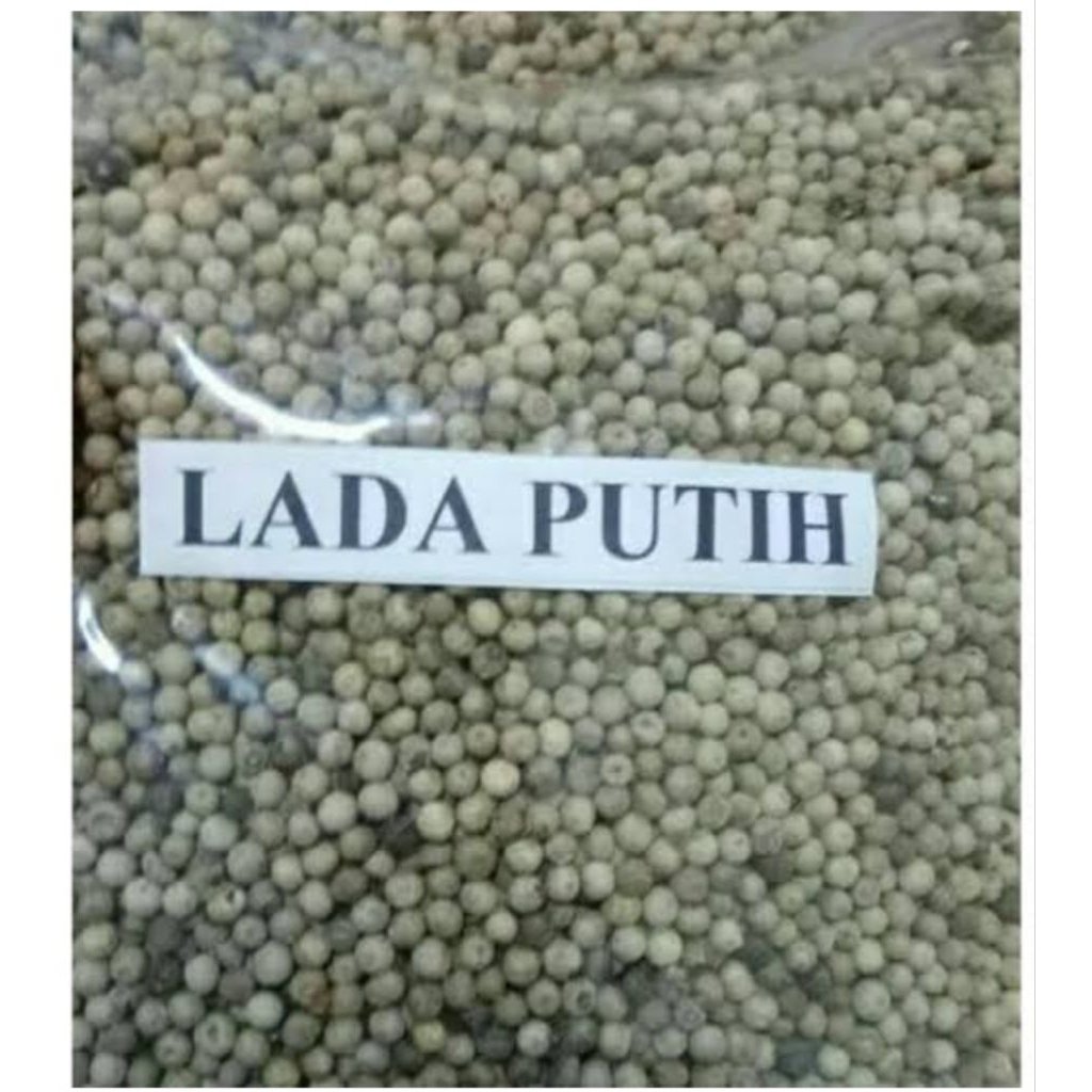 

[1KG = 1000 GRAM / 1 Kilogram] Merica 1000gram Lada Putih 1 kg Merico Butir
