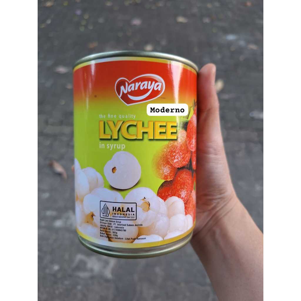 

NARAYA LYCHEE IN SYRUP / NARAYA LECI BUAH KALENG 565 gr