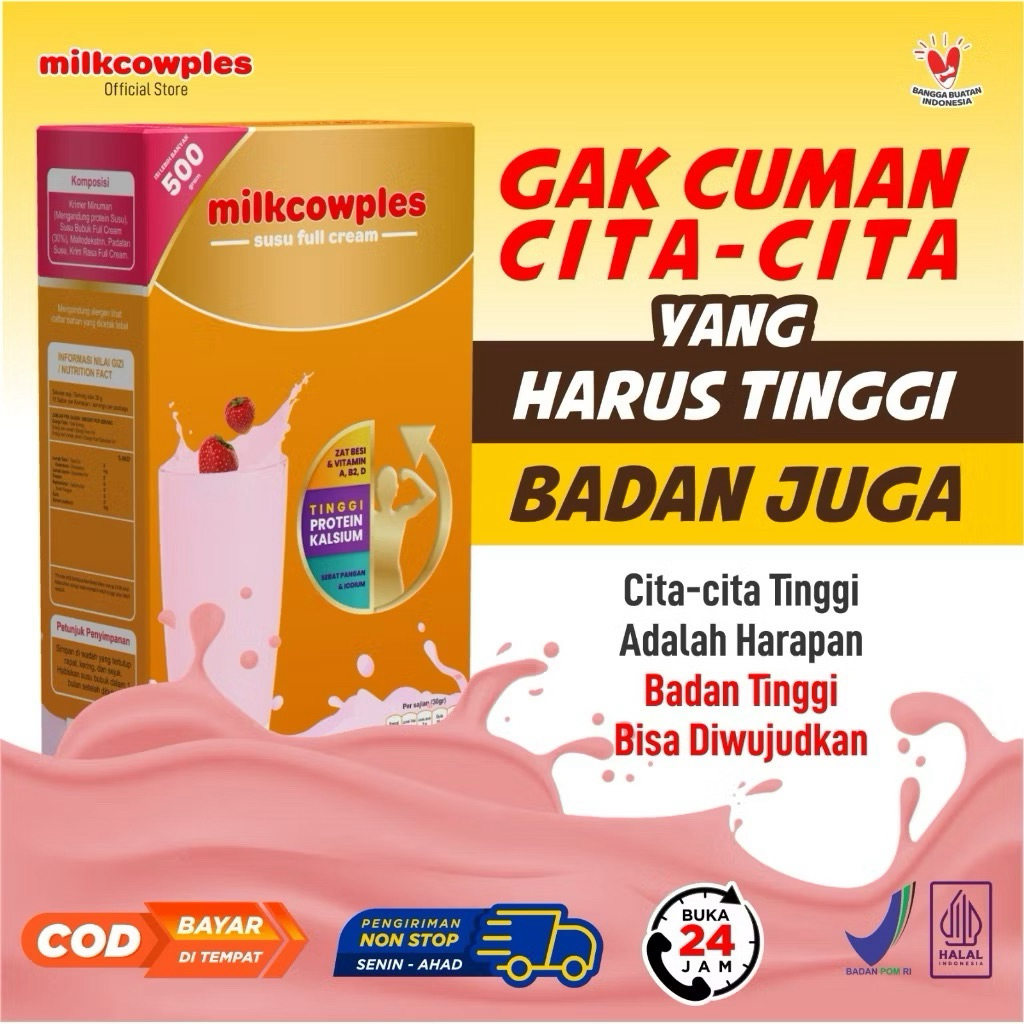 

Amj Milkcow Annajah - MILKCOW PLUS MILKCOWPLES Susu Gemuk Dan Peninggi Badan 500gram - Ampuh Dalam 7 harI