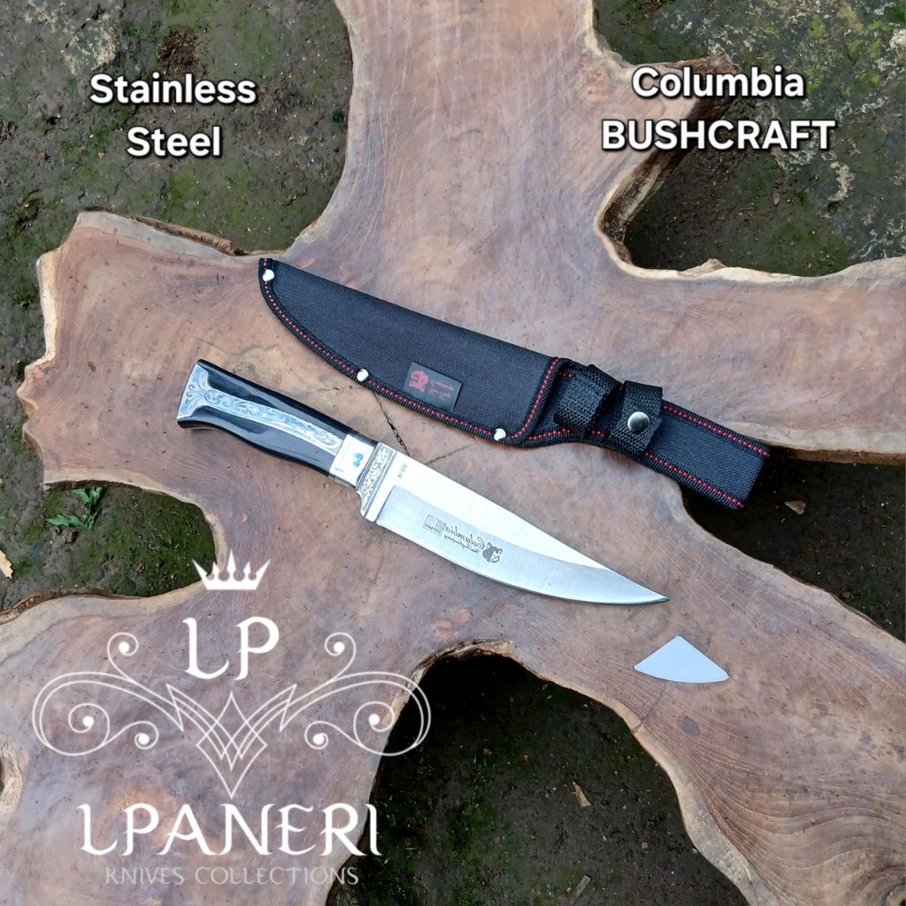 BUSHCRAFT pisau COLUMBIA Stainless Steel Anti Karat.