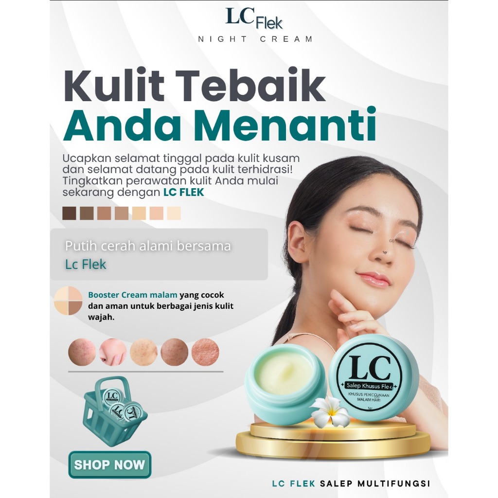 [ 50PCS ] LC Cream Flek Salep Booster Khusus Flek - LC Night Cream