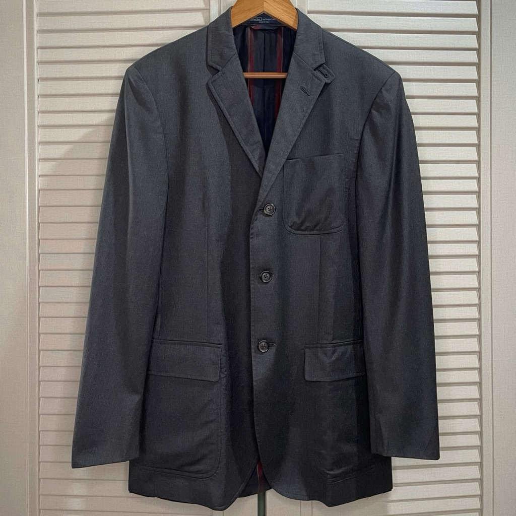 Polo Ralph Lauren x Bleecker - Made In Italy - Tailored Wool Suit Jacket / Blazer - Size  52 fit L