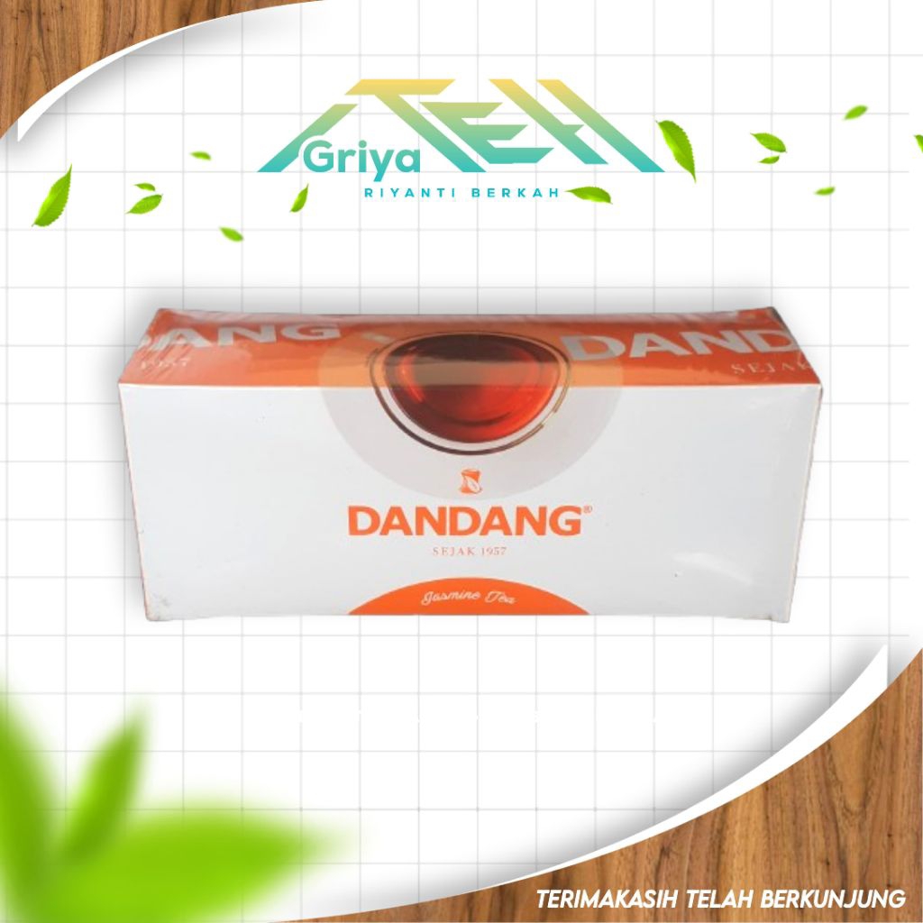 

Teh Celup Dandang Jasmine Tea 1 Kotak Isi 25 Kantong, Teh melati Teh Dandang Celup