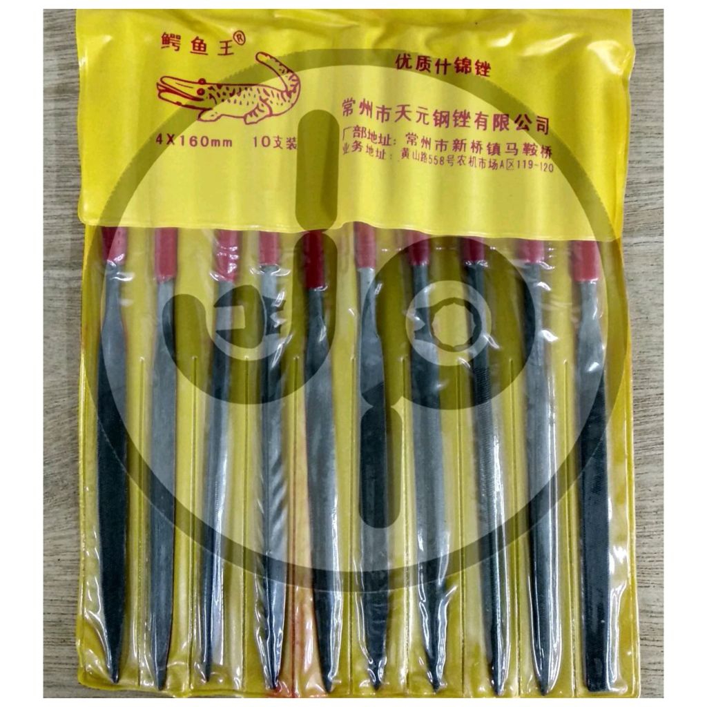 Kikir Buaya Set 4 X 160MM / Kikir Set Buaya - Set Kikir Buaya