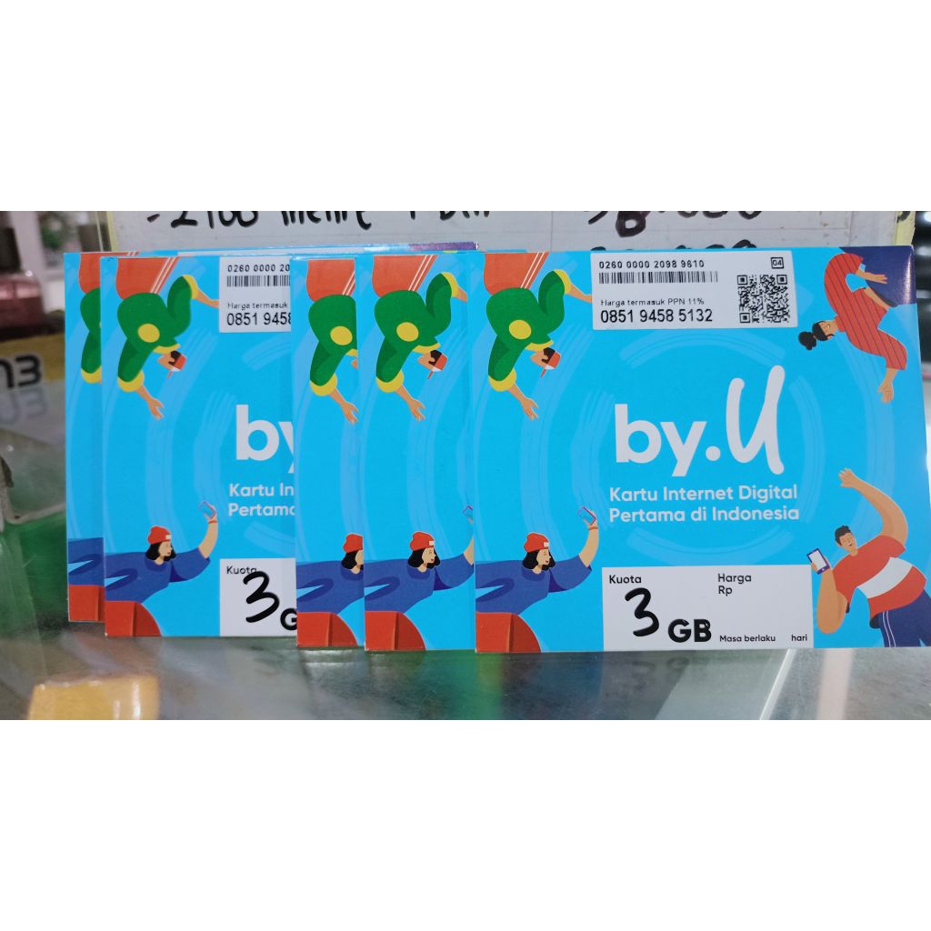 perdana telkomsel BYU 3gb exp 2026