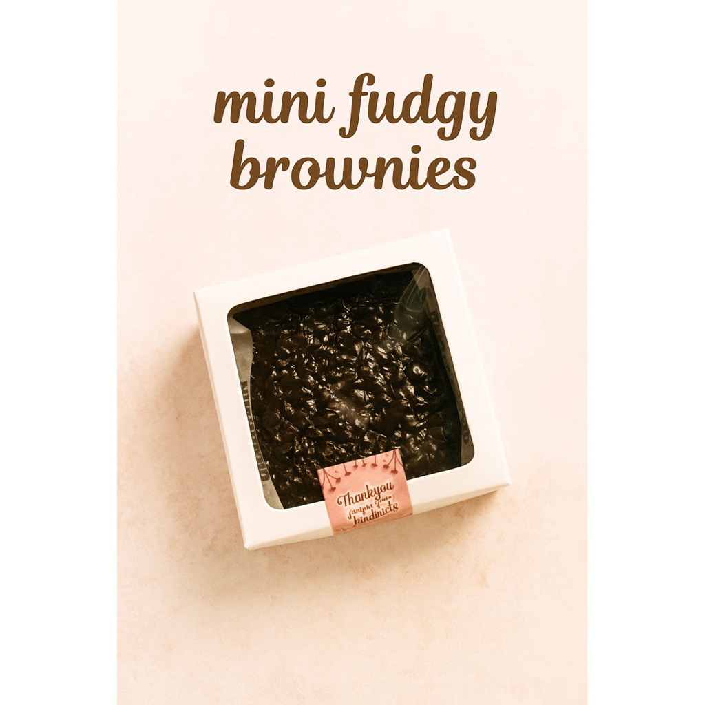 

DAPUR MAMAACA | FUDGY BROWNIES | MINI FUDGY BROWNIES | FUDGY BROWKIES