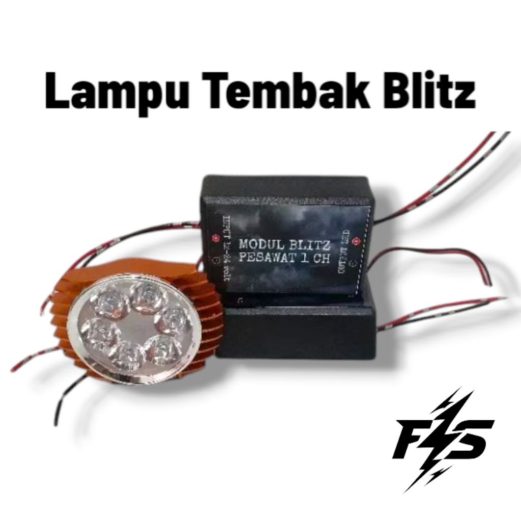 Lampu Tembak Blitz Terang 12 Volt 24 Volt