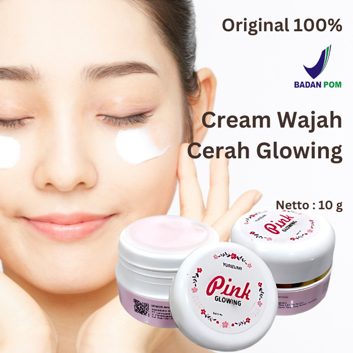 Cream Wajah Glowing BPOM Terlaris 2024 – Pink Glowing Series, Anti Kusam & Jerawat
