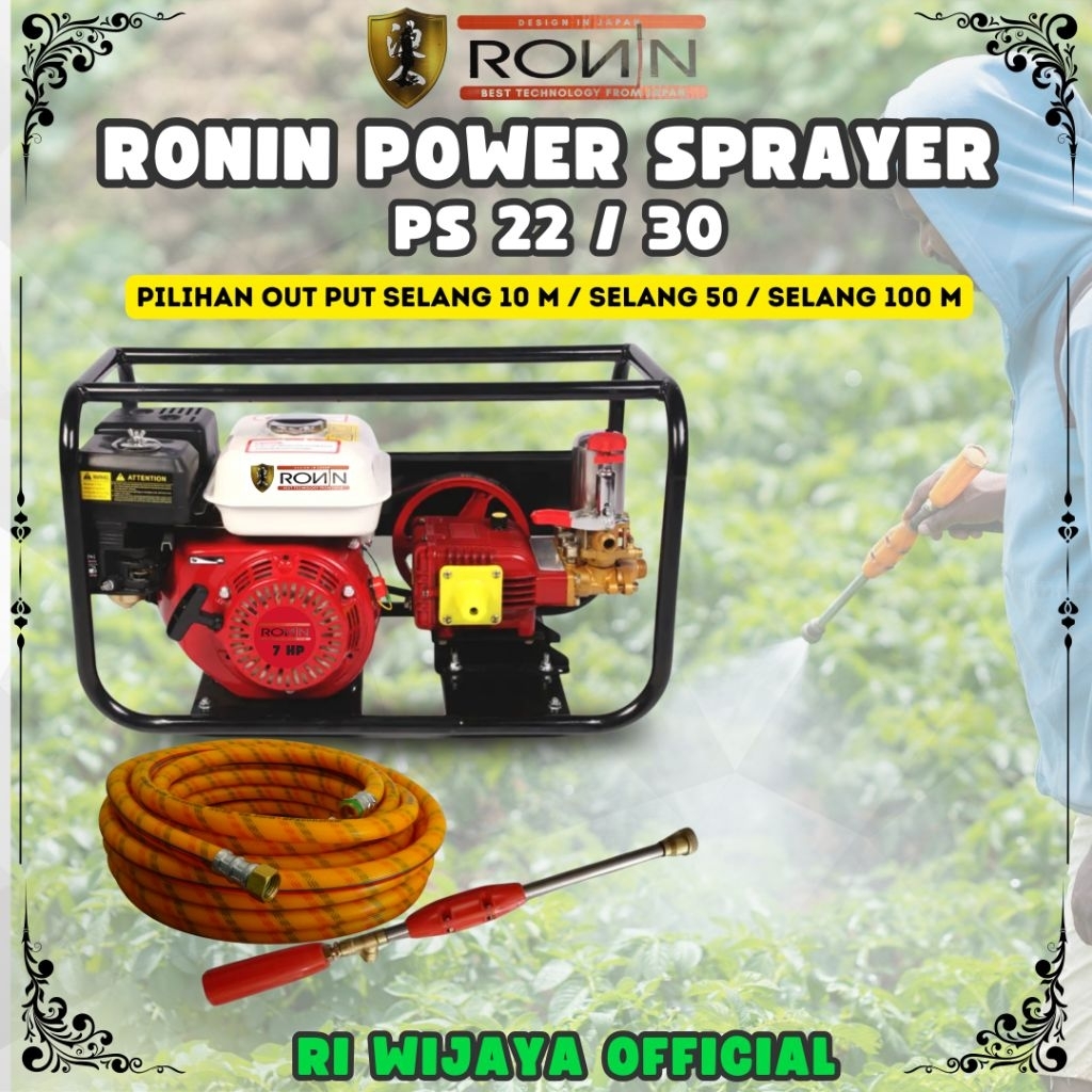 POWER SPRAYER FULLSET PS 30 & PS 20 / SPRAYER MESIN 4 TAK / SANCHIN / SPRAYER MESIN PORTABEL