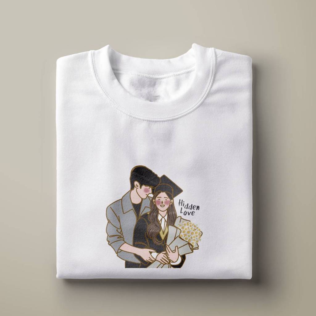 KAOS CDRAMA HIDDEN LOVE KOREAN DRAMA T-SHIRT CHINESE DRAMA KDRAMA MERCHANDISE KAOS DRAMA KOREA