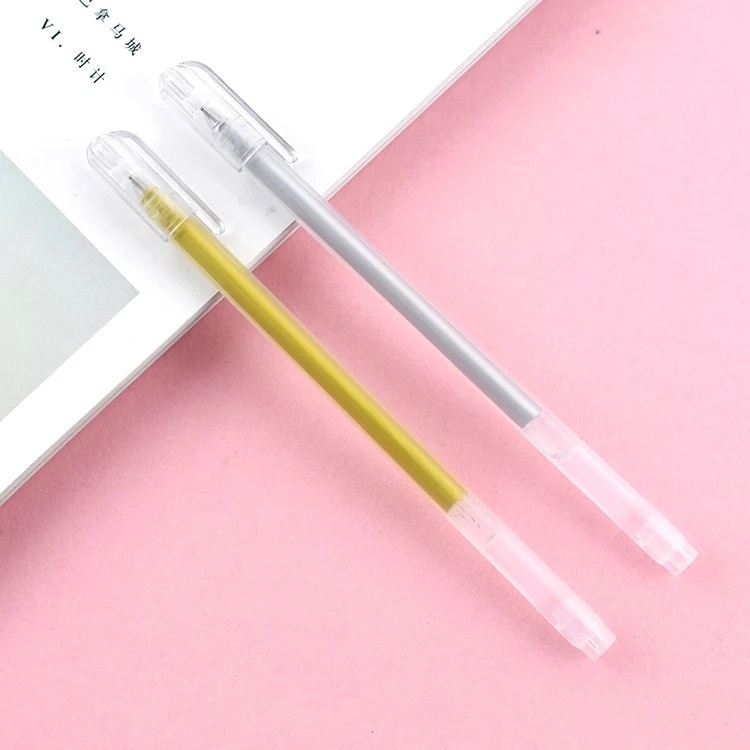 

Pulpen Tinta Samoyed Pulpen Tinta Warna Putih/Emas/Silver Gel Ink Pen Metalic Pen S118 / Pen Silver
