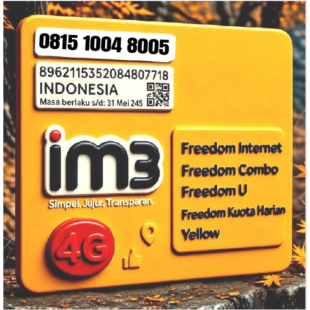 nomor cantik Indosat im3 seri BOOS BOS 805 HOKY