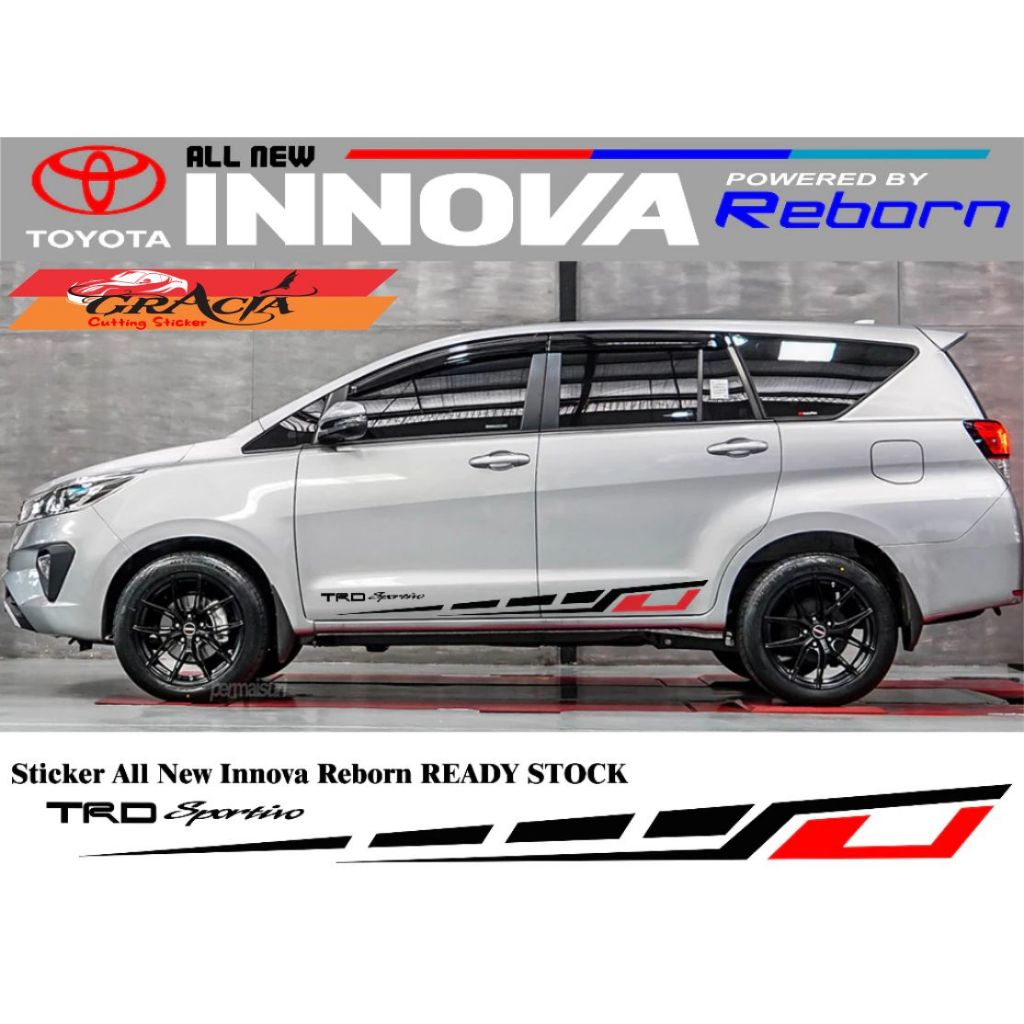 Sticker Variasi Toyota INNOVA Reborn Terbaru Sticker List Body INNOVA Reborn
