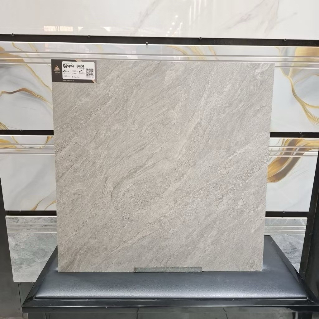 Granit Lantai 60x60 Gavin Grey | Arna | Matt | Export (Grade A)