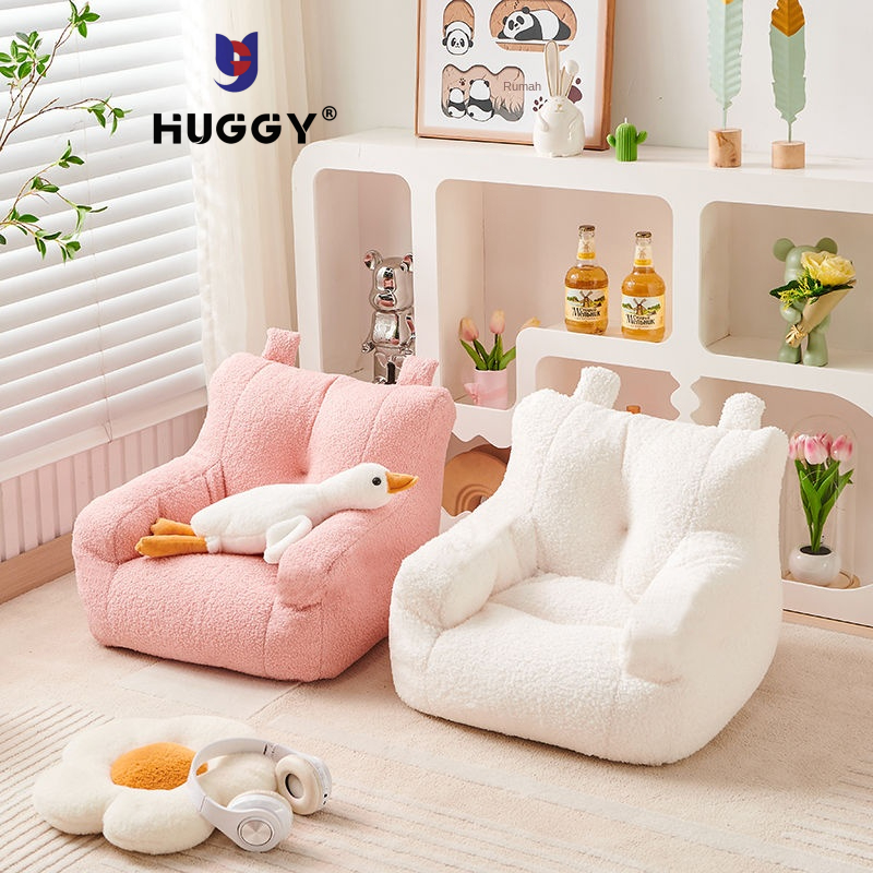 HUGGY (Pengiriman 24 jam)sofa ruang tamu sofa kecil Sofa Anak sofa mini single murah sofa kamar