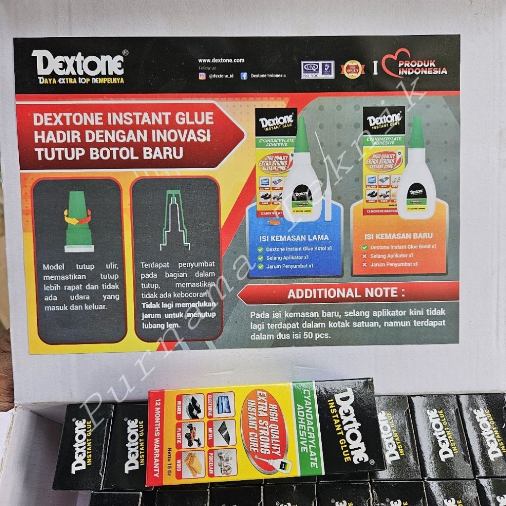 

Lem Korea Dextone Instan Glue Dextone 15 Gr