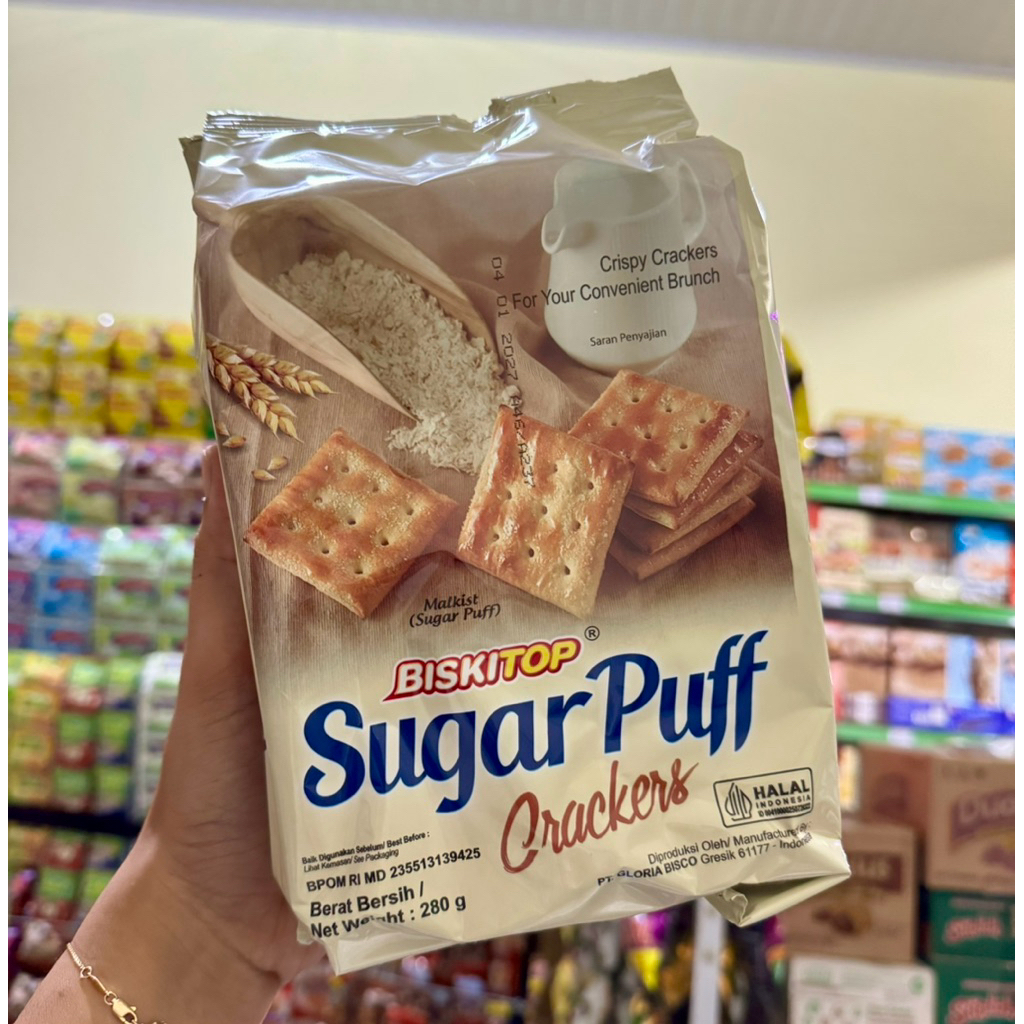 

Sugar Puff Biskitop 280gr per pcs