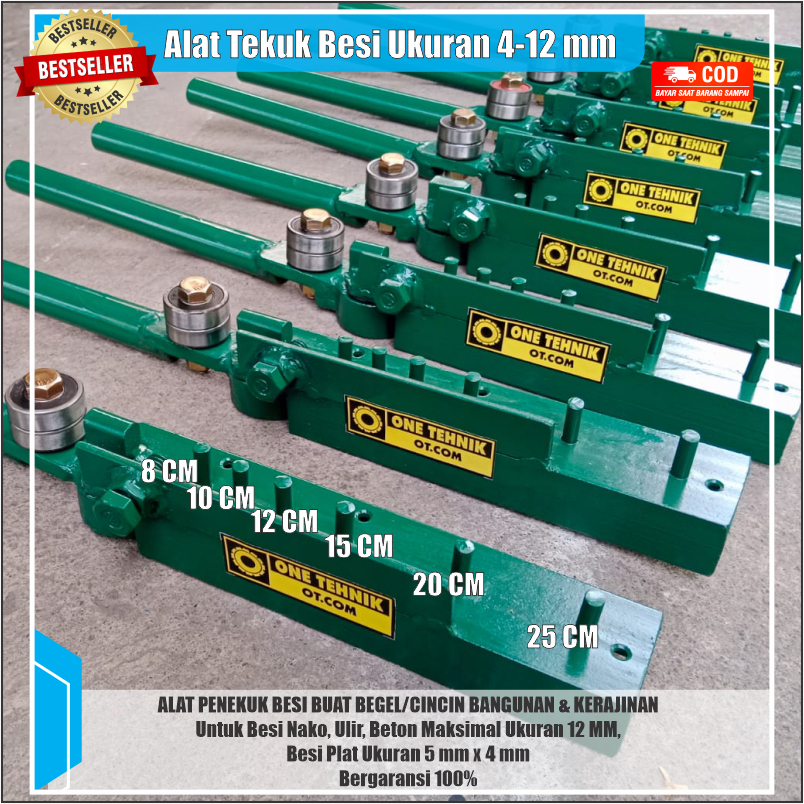 (TERBARU) ALAT TEKUK BESI ALAT TEKUK BESI Penekuk Besi Alat Tekuk Begel 4-12 mm