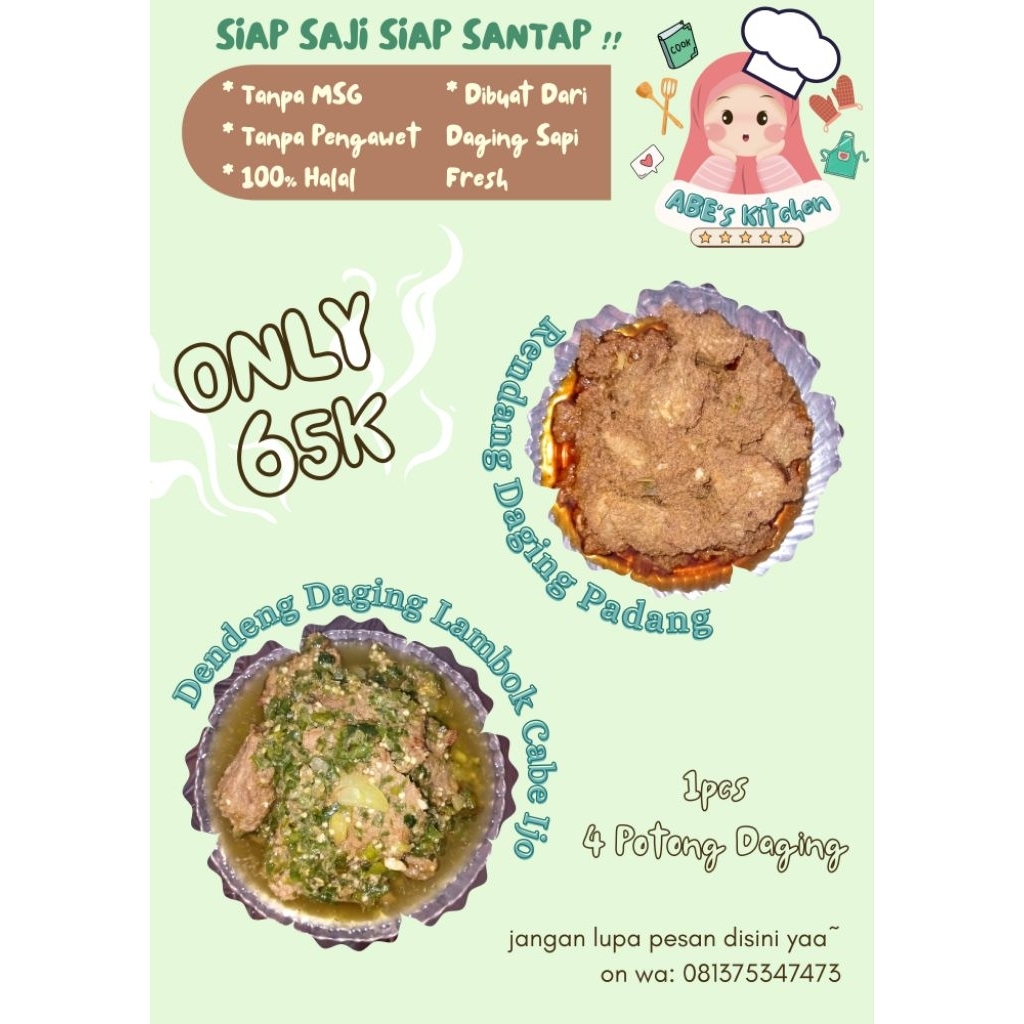 

rendang daging (frozen food)