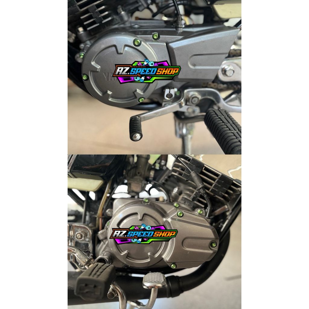 Baut Titanium bak mesin rx king set kanan kiri Baut Titanium Set Untuk bak mesin rx king kanan kiri 