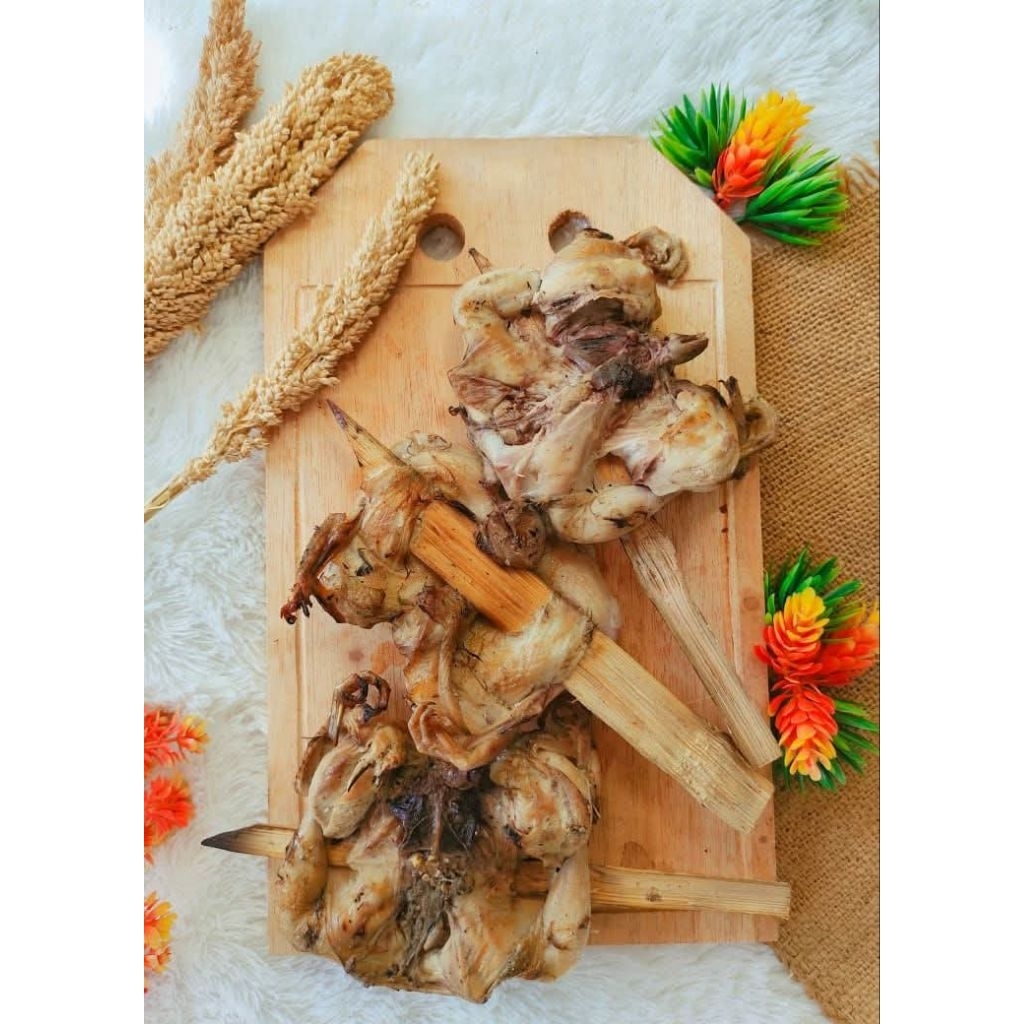 

puyuh panggang/asap isi 3