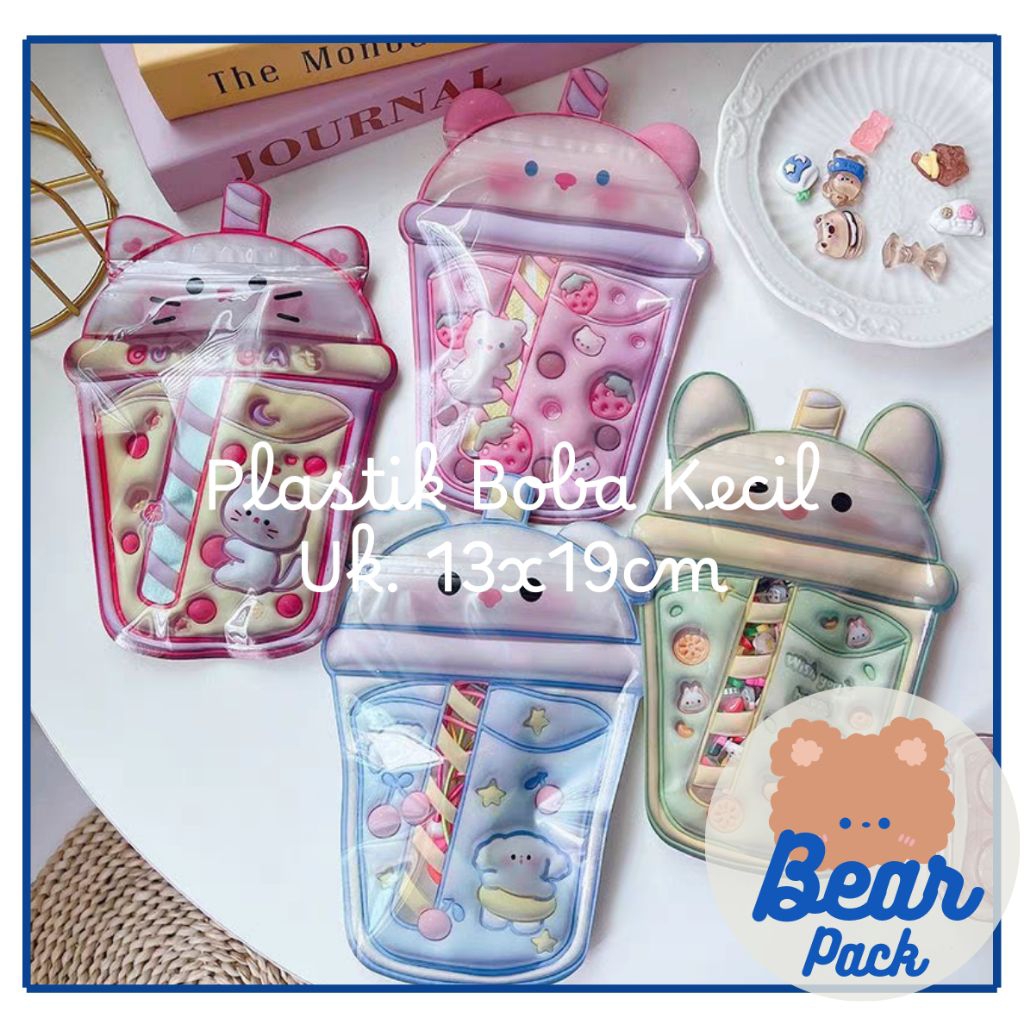 

Bear Pack - [ISI 50PCS] Plastik Ziplock Bentuk Boba Kecil