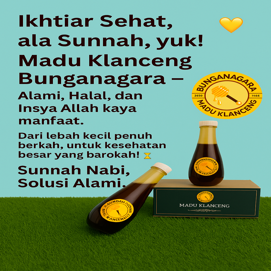 

MADU KLANCENG ASLI HUTAN ALAM INDONESIA 0,5 KG | 300 ML 500 GRAM BUNGANAGARA PURE HONEY