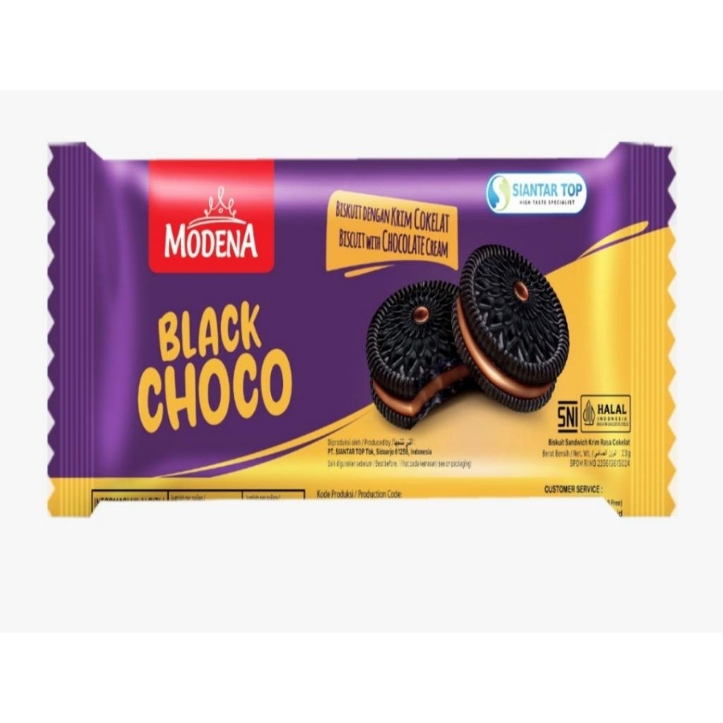 

MODENA BLACK CHOCO 23gr BOX 10 PCS