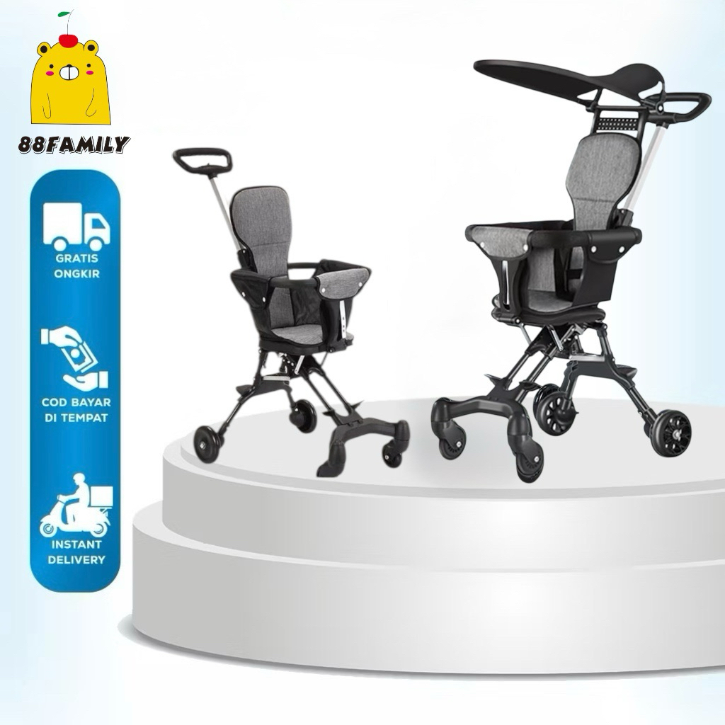 TERLARIS Magic Stroller Bayi Murah Stroller Anak Kreta Bayi Dorong Roda 4 Baby Multi Fungsi