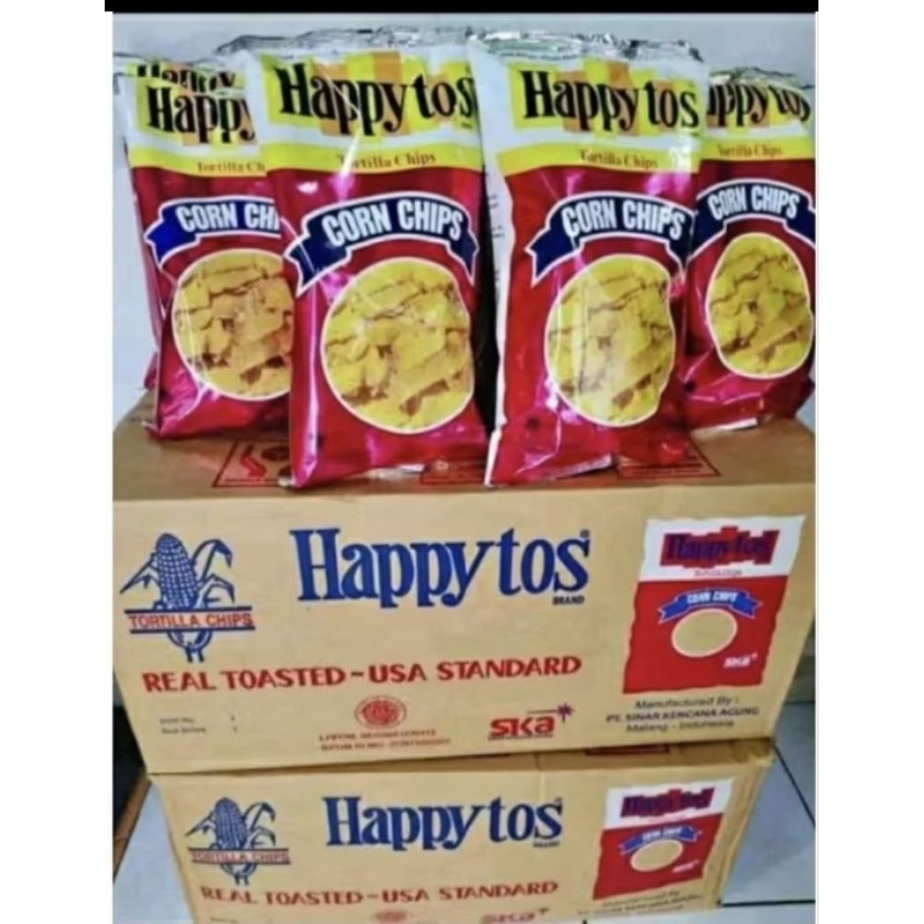 

HAPPYTOS TORTILA CHIPS 140G X 16 PCS =)1CRTN