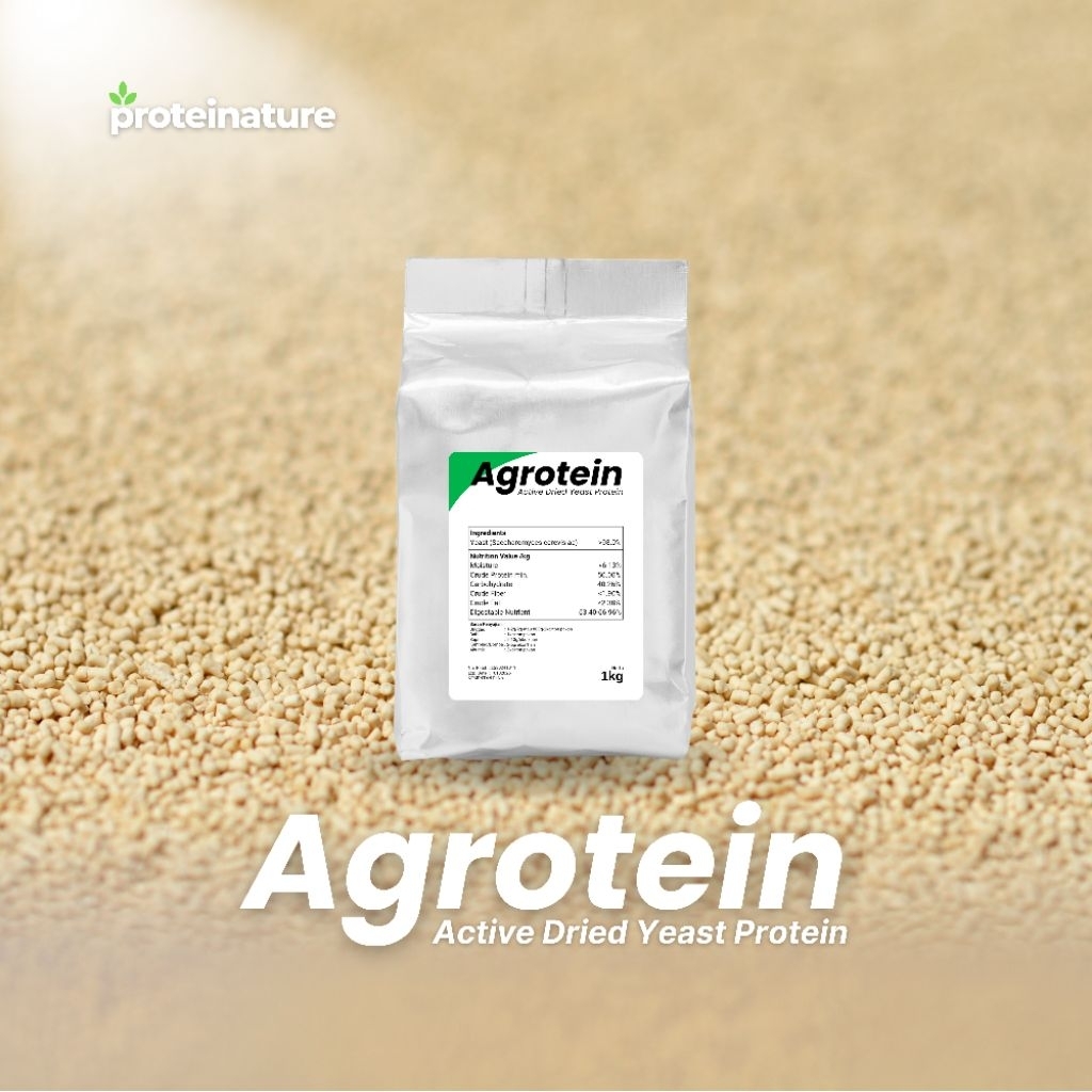 AGROTEIN Yeast Protein 50% Ragi Saccharomyces Pakan Hewan Ternak