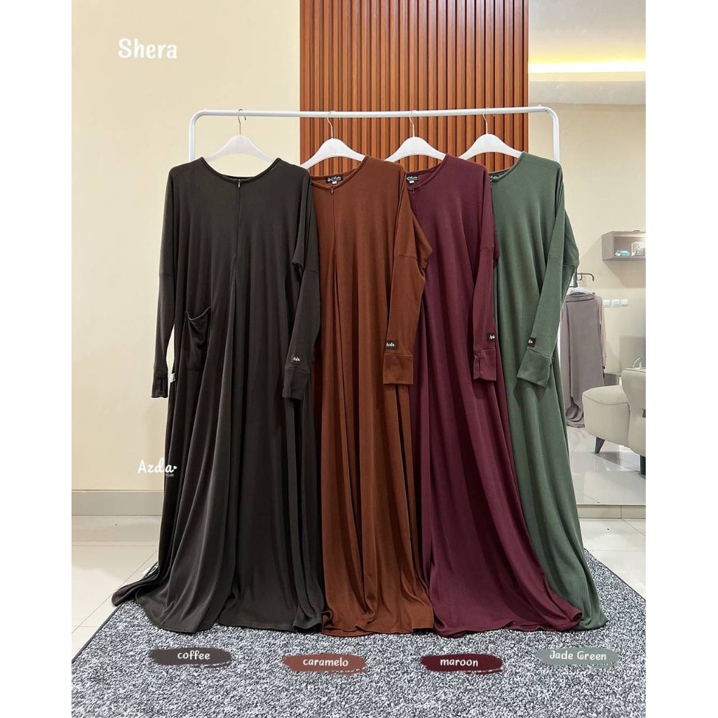 Abaya Shera by Azda | Abaya knit shera by azda | Abaya Shera kids by azda kids | abaya knit anak
